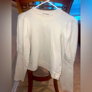 Ulla Johnson Puffy Sleeved Sweater. Beautiful cream color.